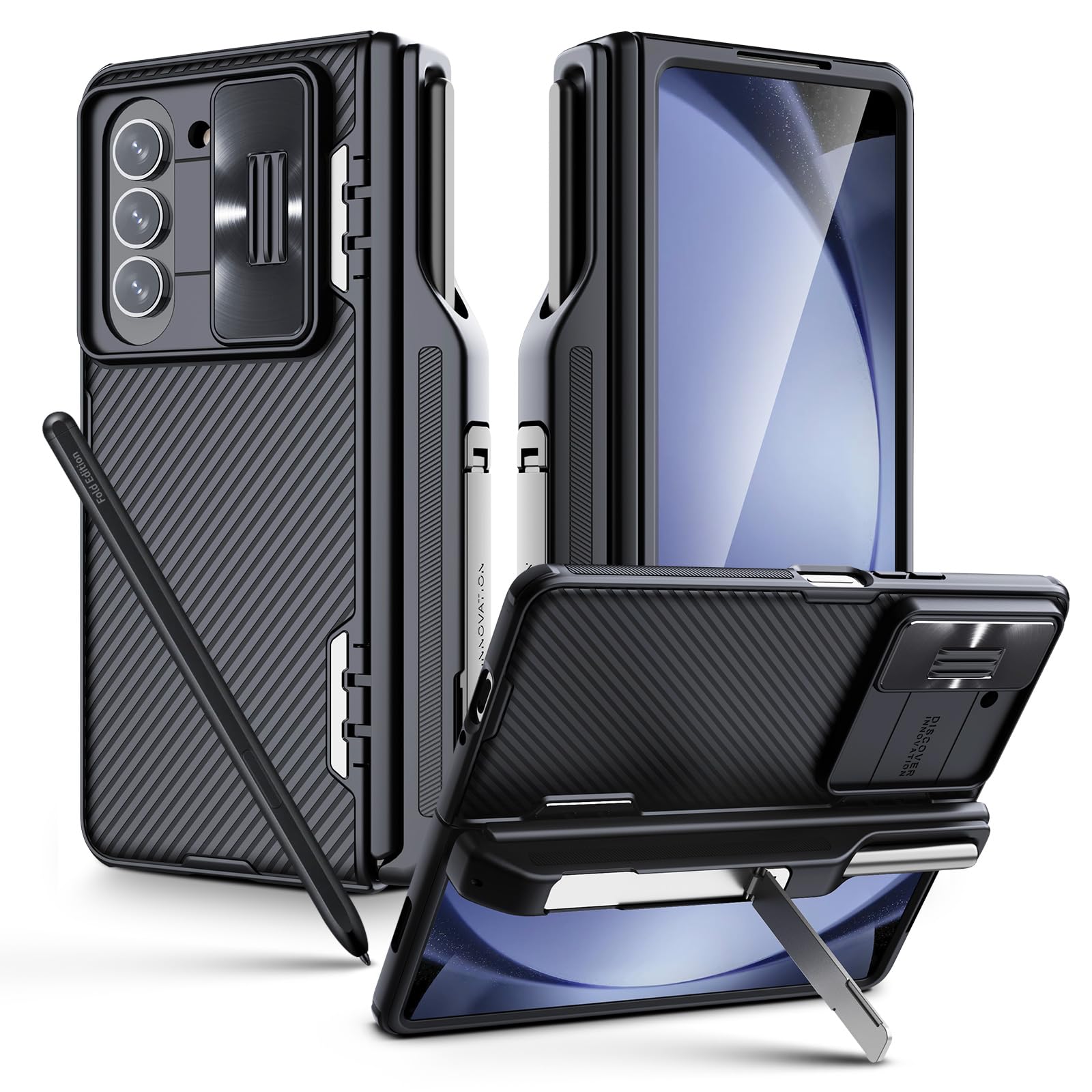 Amazon.com: Nillkin Samsung Galaxy Z Fold 5 Case with S Pen Holder